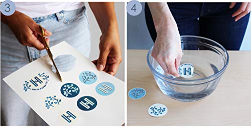 Hayes Paper, Waterslide Decal Paper INKJET WHITE 20 Sheets Premium Water Slide Transfer Paper, Bright White, A3 Size, 11.75 x 16.5 Inch - color: Inkjet - White, size: A3 - 20 Sheets