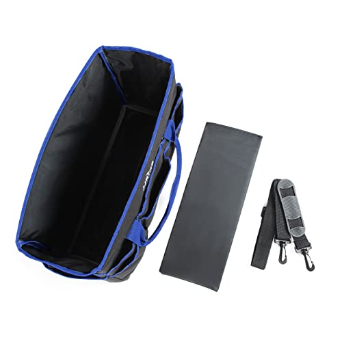 JJRING Large 600D Nylon Artist Organizer Tote Bag With 16 Pockets, Blue - color: Blue, size: Large