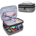 Luxja Double-Layer Medium Sewing Organizer, Gray - color: Gray, size: Medium