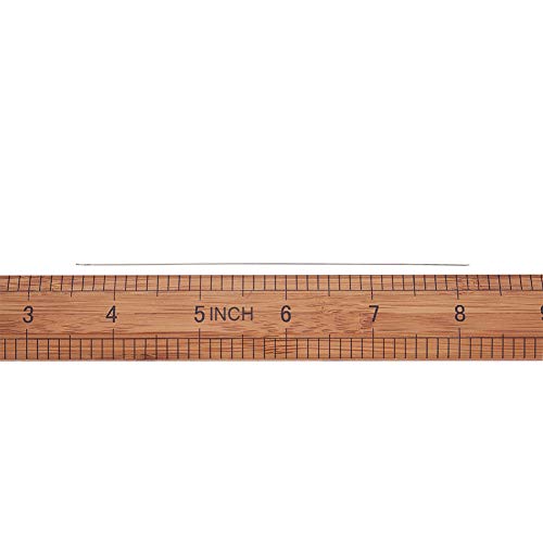 Craftdady 170Pcs Steel Beading Needles 4.72 Inch Long Straight Sewing Embroidery Threads for Braided Bracelet Necklace Jewelry Making Thickness: 0.45mm - size: 0.45mm thick, 120mm long