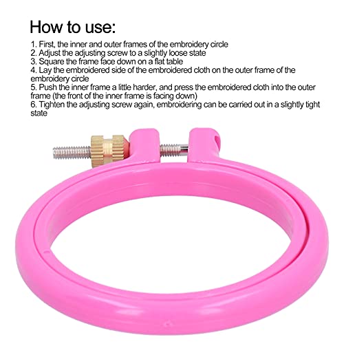 GLOGLOW Embroidery Hoop, 3in, Plastic - size: 3in