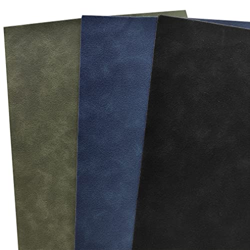 8 Pcs Frosted Suede Faux Leather Fabric Velvety Touch Soft Synthetic PU Leather for Upholstery Fashion Handicraft DIY Projects (21cmx30cm) - color: Frosted-dark Color