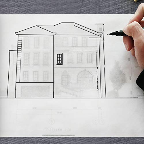 Waybas 300 Sheets A4 Tracing Paper, White Translucent Sketching Paper for Pencil Ink Markers (8.5 x 11.5 Inch) - color: 300 Pcs