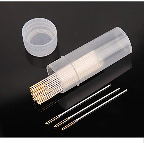 Bouclel 30pcs Cross Stitch Needles Hand-Stitched Embroidery Needles,Size 24