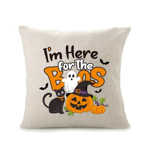 Halloween Iron on Transfer Vinyl Patches for Clothing Pumpkin Ghost Witch Black Cat Design Heat Transfer Decals for Jacket T-Shirt Bags Art Decor 4 Sheets - color: Halloween
