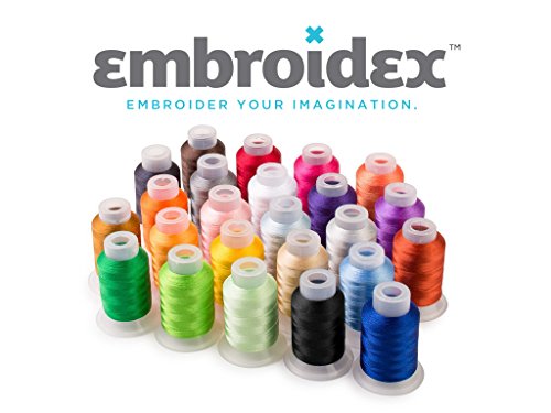 Embroidery Machine Starter Kit - Everything Needed to Do Machine Embroidery Thread, Stabilizer, Bobbin Needles Etc Plus Bonus Embroidery Designs and Instructional CD