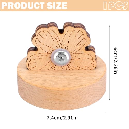 Thread Cutter Tool Flower Shape Wooden