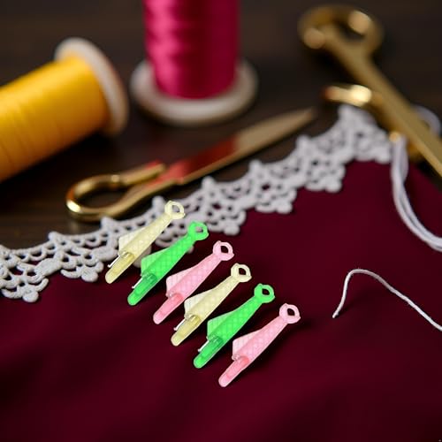 6Pcs Fish Mouth Sewing Machine Needle Threader, Automatic Sewing Needle Threader, Fish Type Needle Threader, Quick Sewing Machine Loop Easy Selfthread Needle Threaders Sewing Tools