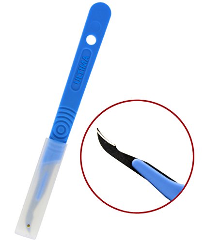 Ultima 9 Piece Colorful Seam Ripper Assortment - 8 Stitch Rippers (4 Large & 4 Small) & One 5.5" Razor Sharp Surgical Steel Seam Slicer - Perfect for Removing Unwanted Hems and Seams