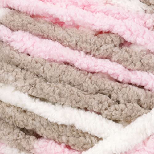 Bernat BABY BLANKET BB Little Petunias Yarn - 1 Pack of 10.5oz/300g - Polyester - #6 Super Bulky - 220 Yards - Knitting/Crochet - color: Little Petunias, size: 1 Pack