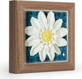 4x4 Small Shadow Box Picture Frame Display Case Tabletop Wall,1-Pack Brown - color: 1pcs Brown