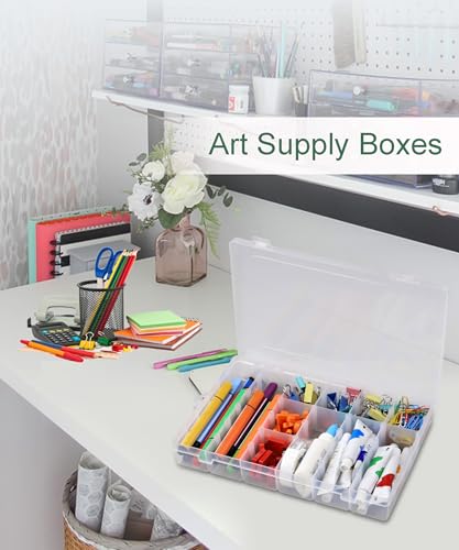12 Pack 36 Grids Bead Organizer Plastic Organizer Box 3600 Tackle Box