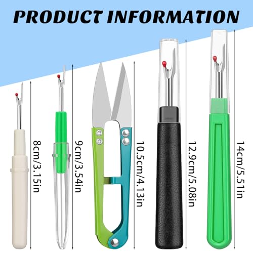 Seam Ripper, 2 Big and 2 Small Seam Rippers for Sewing, Stitch Remover Tool - size: Basic Edition