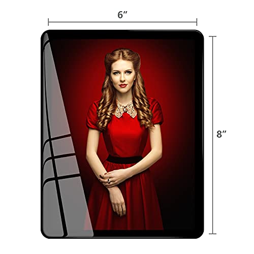 Bluesun 6×8 Picture Frame Black, Vertical & Horizontal Wall & Tabletop - color: Black, size: 6x8 （1 Pcs）