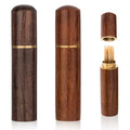 2Pack Toothpick Holder Portable Wood Toothpick Case Waterproof Handmade Craft Toothpick Pocket Box Mini Toothpick Box for Storage Toothpick Needle Pill Bead Ear Pick Cotton Swab and Other Small Object