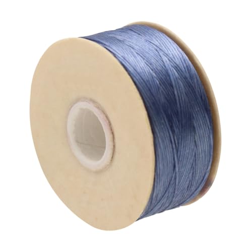 The Beadsmith Nymo Thread, Made of Nylon - size: Size D, 64 Yards, style: Royal Blue