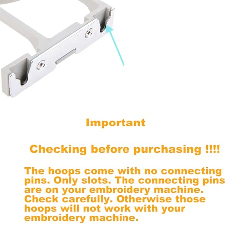 New brothread Embroidery Machine Hoop SA444 with 5"x7" Embroidery Area - size: Single (5"x7")