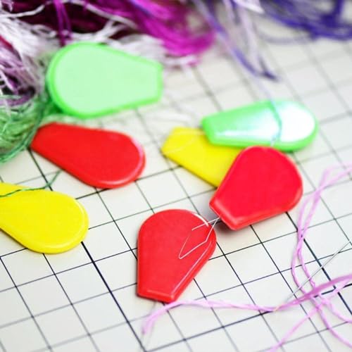 10 Pcs Multicolor Plastic Needle Threaders, Useful Sewing Needle Threaders, Universal Loop Wires, Embroidery Needlework Arts, Crafts and Sewing