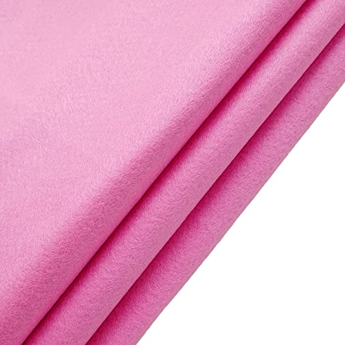 Jtnohx Color Felt Sheets 1 Square Yard Craft Felt Fabric Pink 1.4mm - color: Pink 2