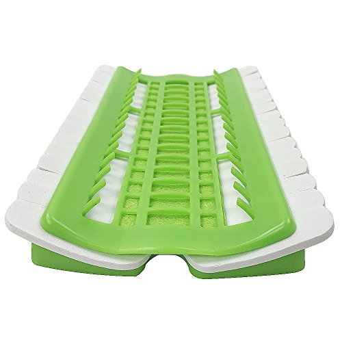 D&D Floss Organizer Embroidery Kit Cross Stitch Tool, 30 Positions Thread Organizers, Plastic & Foam, Green - color: green