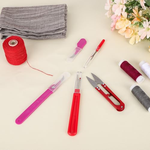 5pcs Seam Ripper Set for Sewing, Multi-Size Sewing Stitch Remover Tool & Thread Cutter Kit Professional Thread Snips for Fabric Quilting Dressmaking Embroidery Repair