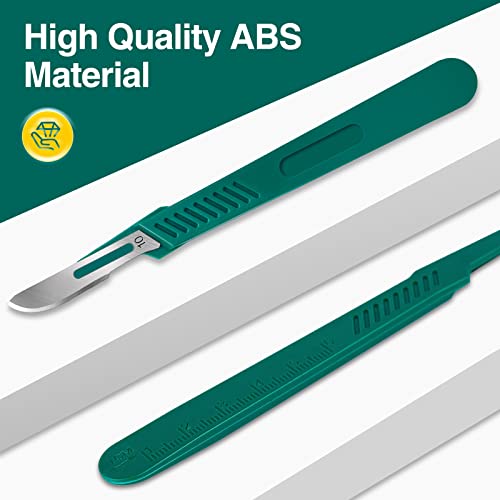 YixangDD 10 PCS Scalpel Blades with #10 Scalpels Surgical Blades - color: 10 PCS Handle With Blades #10