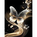 niurenmaoyi Stamped Cross Stitch Kits for Beginners,Counted Embroidery Craft Kits for Adults,Needlepoint Kits for Adults,Starlight Butterfly Wall Art 11.8X15.8In - color: Cross Stitch Kits0111-02
