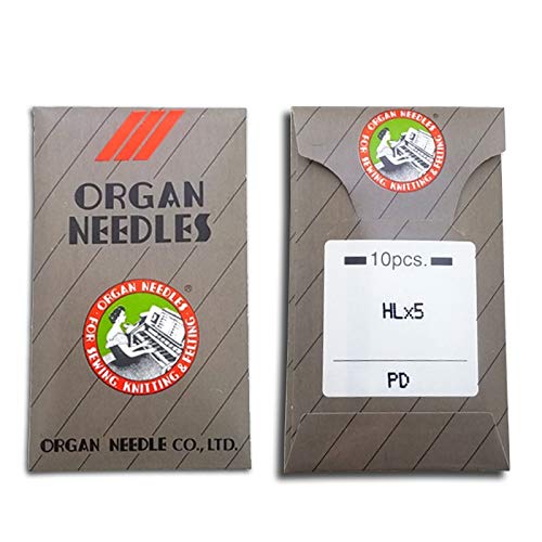 20 Organ HLX5 TITATNIUM (PD) High Speed Needles for Quilting, Jeans, Applique or Heavy Embroidery ~ Multiple Sizes! (Metric 110/18) - size: METRIC 110 / 18