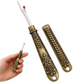 Retro Thread Cutter and Seam Ripper Tool, Sewing and Embroidery Accessory, Manual Tools, Clothing Thread Pickers