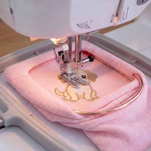 Twistover 2 Pcs Sock Embroidery Hoop for Machine, Adults and Kids - size: Adults and Kids