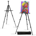 RRFTOK 17-66 Inch Adjustable Art Easel Stand for Painting and Sign, Black - style: 66S Black 1-pack
