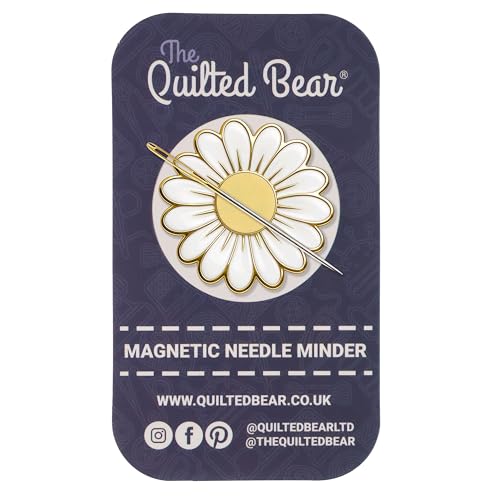 The Quilted Bear Magnetic Needle Minder, Small, Daisy - color: Daisy