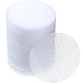7 Count Circle Plastic Canvas Circles Mesh Sheets White Needlepoint Blank Canvas Plastic Mesh Mat for Needlework Crochet Supplies Embroidery Yarn Crafting Knit(3 Inch)