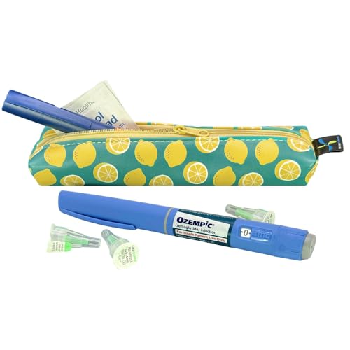 Sugar Medical MedMate GLP-1 & Insulin Pen Travel Case for 2 Pens - color: Lemonelle