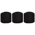 ThreadArt 100% Cotton Crochet Thread Size 10, 3 Ball Pack, Black 13 - color: BLACK, size: SIZE 10 - 3 PACK