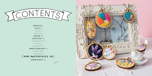 Mini Hoop Embroideries: Over 60 little masterpieces to stitch and wear