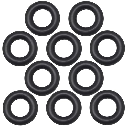 TorSor 10 Pack Bobbin Winder Tire Rubber O Ring Replacement Winding Wheel Spanner Cover Belt for Old Vintage Singer Sewing Machine Brother Sear Kenmore Janome Babylock
