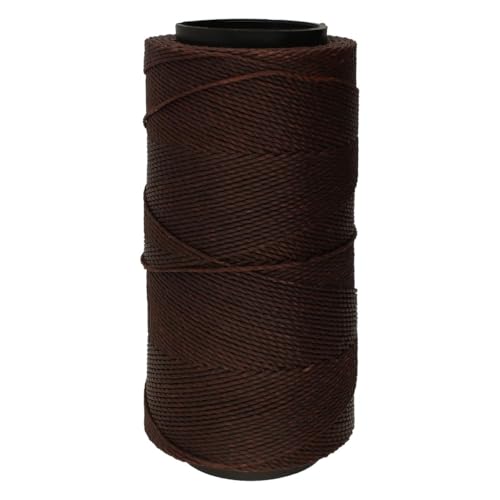 The Beadsmith Knot It Waxed Polyester Cord – Cedar Brown Color – 0.7mm Diameter – Light Wax, 144 Meters (472 Feet) Per Spool – Make Jewelry, Macrame, Friendship Bracelets and DIY Crafts - color: Cedar Brown