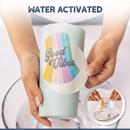 Hayes Paper, Waterslide Decal Paper for INKJET CLEAR 100 Sheets Premium Water-Slide Transfer Paper, A4 Size, 8.25 x 11.7 Inch - color: Inkjet - Clear, size: A4 - 100 Sheets