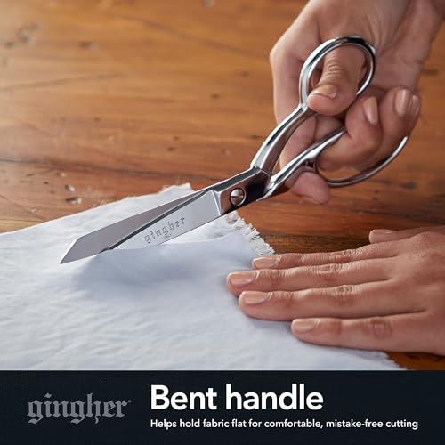 Gingher 8" Professional Dressmaker Scissors for Fabric Cutting & Sewing - style: 8" Dressmaker