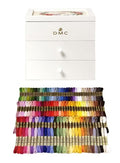 DMC Modular Storage Box Includes 100 Skeins of DMC Six-Strand Embroidery Floss