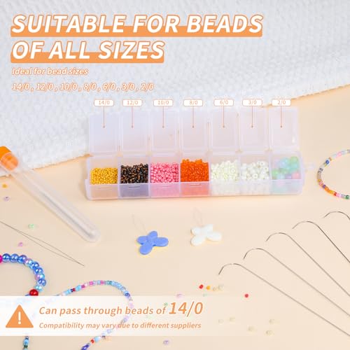GarfxG 9 PCS Beading Needles Set, 3 Different Types Bead Spinner Needles - style: 5pcs Spinner Needles/9pcs Set