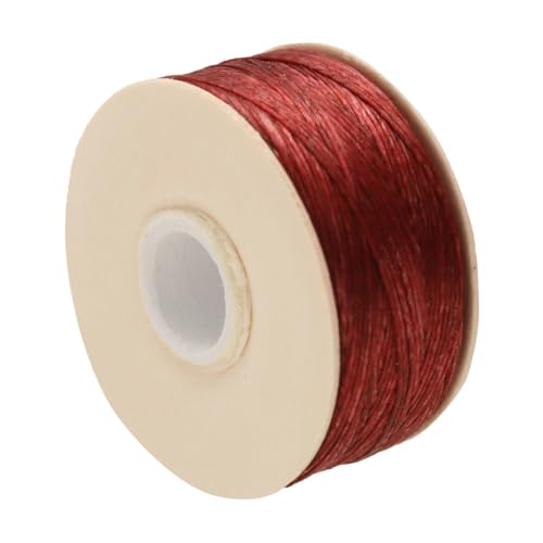 The Beadsmith Nymo Thread, Made of Nylon - size: Size D, 64 Yards, style: Red
