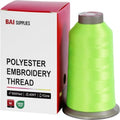 BAI Polyester Embroidery Machine Thread 5000 Yards Neon Lime Green+914 - color: Neon Lime Green+914