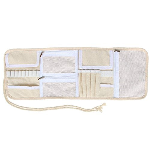 Teamoy Crochet Hook Case Organizer, Crochet Hook Roll Bag, Cartoon Cats - color: Cartoon Cats