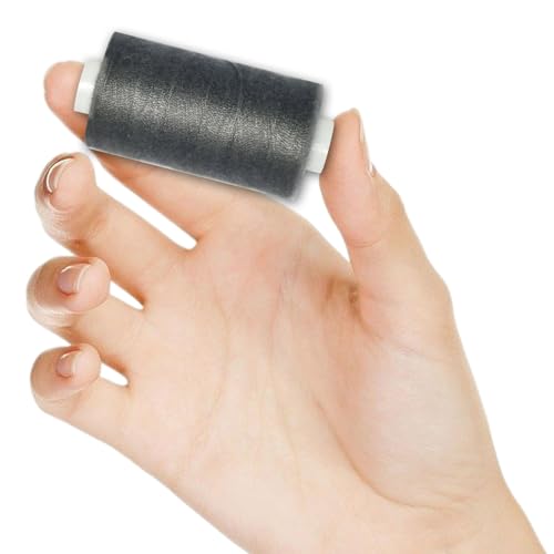 All Purpose Sewing Thread-2 Spools of Hand Polyester Sewing Thread for Sewing Machine for Hand and Machine Sewing(Dark Pewter Grey, 2 spools) - color: Dark Pewter Grey