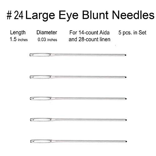 20pcs Tapestry Needles Four Sizes 18, 20, 22, 24 for Yarn and More