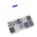 Silver Glass Seed Bugle Tube Beads for Jewelry Making - color: silver