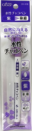 Clover Water Based Chacopen, Extra Fine Point, Purple, 24-418 - color: Purple, style: Extra Fine Point