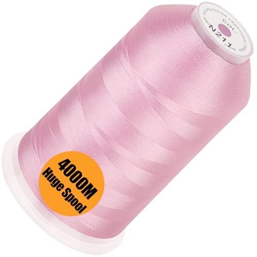 New brothread Huge Spool Embroidery Thread -Pale Pink Fits Janome Color - color: Pale Pink-N211